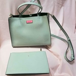 NWOT Kate Spade Sam Medium Satchel, Mint Green